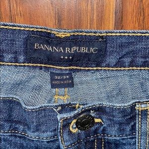 Banana republic dark denim jean
